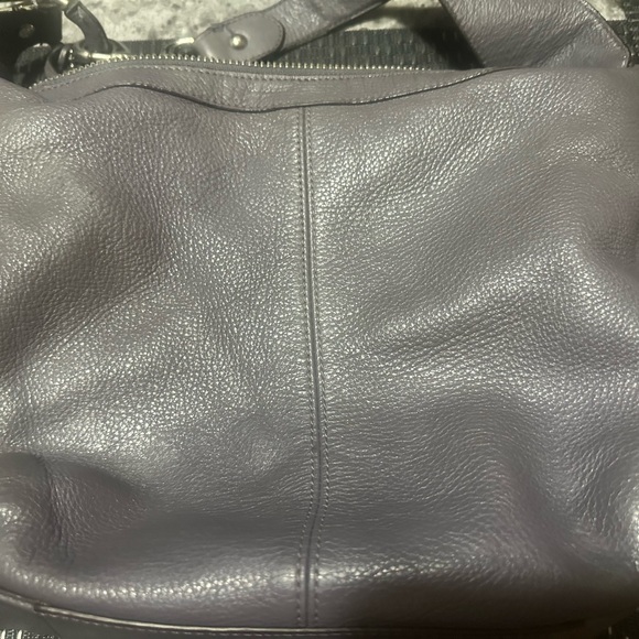 Coach Charcoal Leather Shoulder Bag - Picture 5 of 16